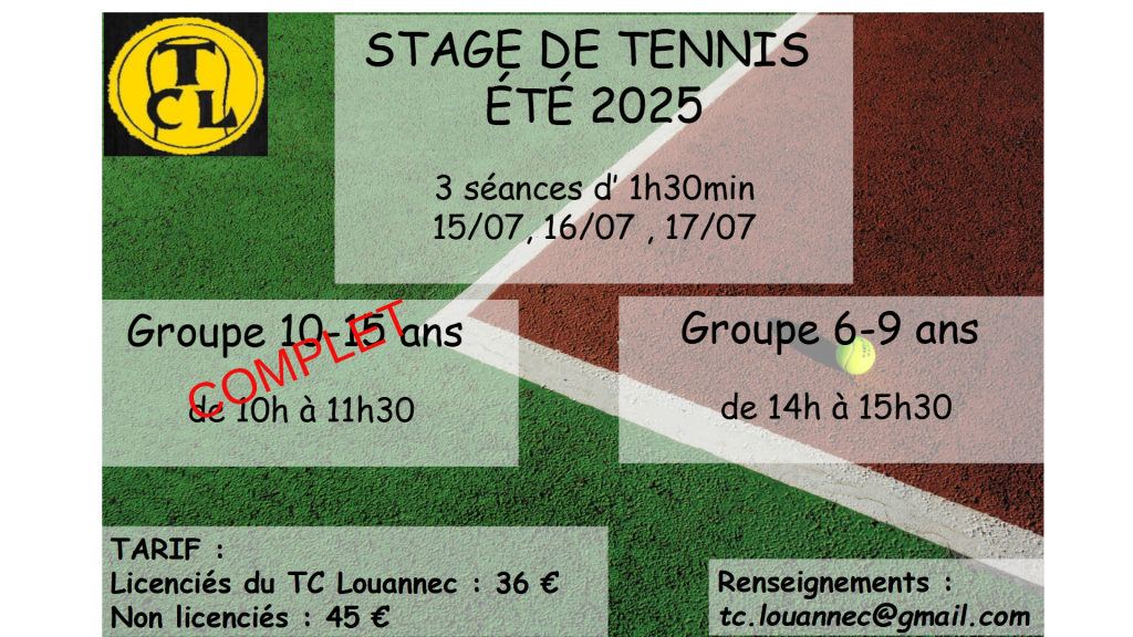Stages Vacances été_TCL