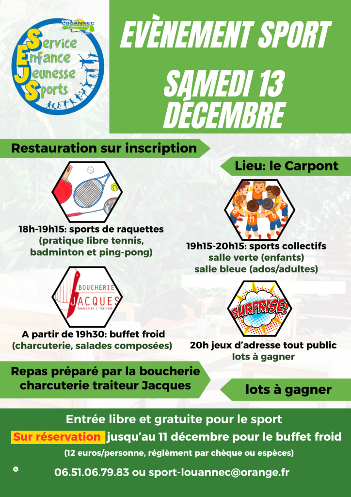 Evènement sport 13.12.25