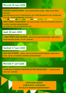 Affiche 15aine b 2026 flyer