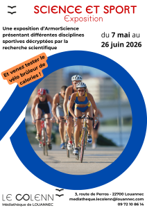 Affiche Expo Science et Sport - mai juin 26