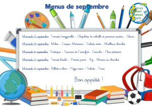 Menus ALSH septembre 2026