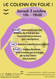 Affiche COLENN EN FOLIE 2026