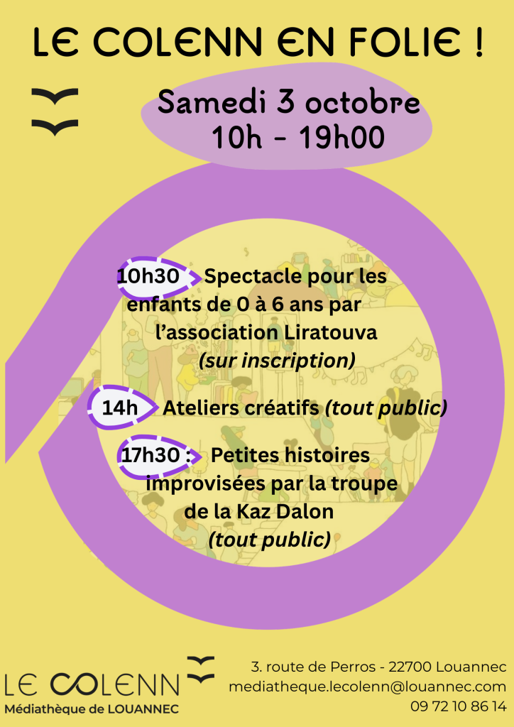 Affiche COLENN EN FOLIE 2026