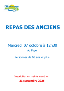 Repas anciens 2026